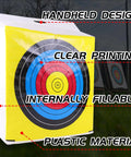 Weatherproof Archery Target Bag Replacement Cover for Outdoor Range and Backyard Shooting Practice, fill it yourself, 19.7 x 19.7 x 7.9 in