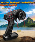 Remote control for 1:16 Scale All Terrain Fast RC Cars for Adults 40KPH, 4WD Electric Off Road Monster Truck With Metal Chassis