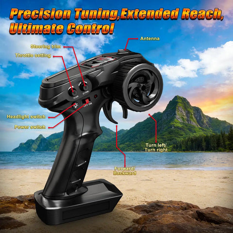 Remote control for 1:16 Scale All Terrain Fast RC Cars for Adults 40KPH, 4WD Electric Off Road Monster Truck With Metal Chassis