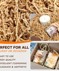 2 Lb Kraft Crinkle Paper Filler Brown Shredded Paper for Gift Baskets Packaging Cushion and decoration example