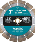 7 Inch Diamond Blade Segmented For Concrete Block Brick And Pavers General Purpose With 50 Percent Taller Segments