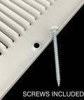 Heavy Duty White Steel Return Air Grille For 14x24 Duct Opening Vent Cover Built To Last For Wall Or Ceiling Mount with screw