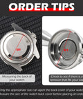 Order tips for All In One Watch Case Opener Tool Kit With Six Grooved Chuck Sizes 18.50Mm 20.20Mm 22.50Mm 26.50Mm For Easy Caseback Removal