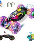 Gesture Sensing RC Stunt Car With Light And Music, 4WD Drifting And 360 Degree Rotating, 45 Degree Driving, remote and batteries