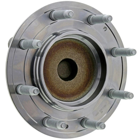 Front Wheel Bearing And Hub Assembly Built Damn Tough For Butter Smooth Rides And No Wheel Wobble On 2020 To 2022 Chevrolet Silverado And Gmc Sierra Hd Trucks Rwd, showing polished steel construction and bolt fittings.