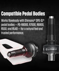Assioma Duo-Shi IP67 Dual-Sided Power Meter Pedals With ANT Plus Connectivity compatible with Shimano SPD-SL pedal bodies