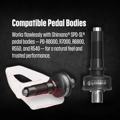 Assioma Duo-Shi IP67 Dual-Sided Power Meter Pedals With ANT Plus Connectivity compatible with Shimano SPD-SL pedal bodies
