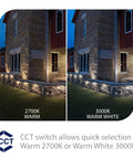 Landscape Lighting Hardscape 12 Inch LED Strip Light For 12V Systems With Quick Release Two Color Temperature 2700K To 3000K Brass Bronze Finish Easy Mounting To Steps Decks Handrails And Fences illuminating house facade at 2700K and 3000K