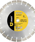 Laser Welded Diamond Blade 14 Inch For Cutting Reinforced Concrete, Stone, Marble, Granite, Brick And Masonry, Beast Mode Tough