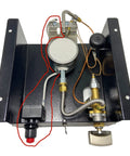 Propane Electronic Pulse Gas Igniter With 400mm Electrode Ignition Cable for Outdoor Gas Patio Heaters, top view.
