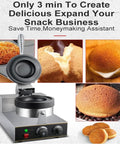 Judyssy Electric Panini Press And Waffle Maker With Adjustable Temp Control 50-300c, showcasing cooking timer and non-stick design.