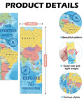 World Map Bookmarks Bulk Set 200 Pcs For Reading Goals And Classroom Decor Travel Theme Bookmarks For Teachers And Students