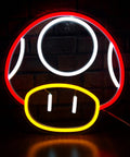 Mushroom Shaped LED Neon Night Light Sign For Game Room And Man Cave Decor With Red Glow Vibe Dope NPC Style Neon Wall Sign