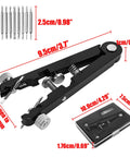 Pro Grade Spring Bar Plier Tool Kit With 10 Tips And Pins For Quick Watch Band Removal And Strap Repair, Includes 6825 Style Tweezer