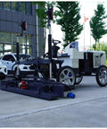 Customizable Automatic Concrete Screed and Ground Leveler for Paving and Grading, Versatile Multi Config Grading Machine for Construction, Farming, and Land Management, with Continuous Spatial Elevation Scan on concrete