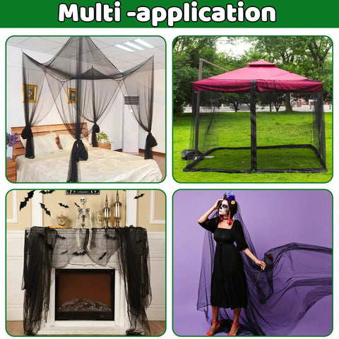 10 X 50 Ft Mosquito Mesh Screen For Patio And Garden, Bird And Bug Barrier Netting in various applications indoors and outdoors