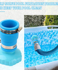 Pool Vacuum Hose Adapter Kit For 1.5 Inch Hoses With Plug And Play 1.25x1.5 Inch Rubber Connector And Stainless Steel Clamp Easy