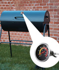 Three Pack Charcoal Grill Temperature Gauge Thermometer With 2-3/8 Inch Dial And 2-7/8 Inch Probe on outdoor grill