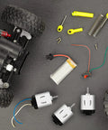 Components for a DIY remote control car with 40 Pack DC Motors 1.5 To 3 Volt 23000 RPM Mini Hobby Electric Motors High Speed Torque.