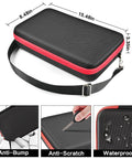 Beefy Extra Large Hard Case For Milwaukee M12 M18 And 18V 20V Tool Batteries And Charger, Anti-Bump, Scratch, Waterproof, Black