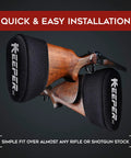 Gel Recoil Pad For Shotguns And Rifles, Slip On Visco Elastic Gel Stock Pad Reducing Kick, compatible with wooden stock