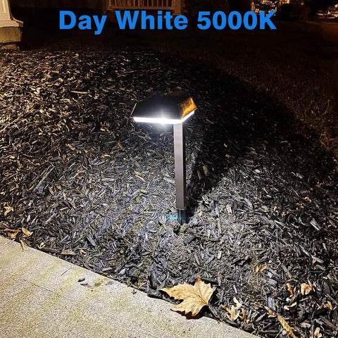 Dope Ultra Bright Solar Path Lights Outdoor 300 Lumens 2 In 1 Warm White And Daylight Color Modes illuminating ground