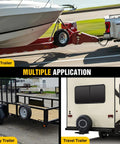 Heavy Duty Spare Tire Carrier Mount For Stake Pocket On Utility And Boat Trailers Built Tough 150 Lb Capacity