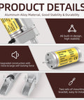 Beefy 12V High Speed Electric Linear Actuator Waterproof 10 Inch Stroke 1000N 220Lbs Load Aluminum Alloy Build Details