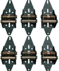Energy Saving Garage Door Seal Hinge For 4 Panel Doors 12 Foot Wide And Over With Auto Self Adjusting Spring Loaded Gap Seal