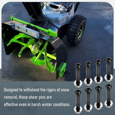 Heavy Duty Two Stage Snow Blower Shear Pin Set With Twenty Top Shelf Metal Replacement Pins For 24 And 28 Inch Self Propelled Winter Gear Built Rock Solid For No Sweat Seasonal Prep