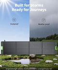 200W Portable Solar Panel For Power Stations IP65 Waterproof Foldable Solar Panel with weatherproof design outdoors