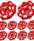 10 Pack Cast Wheel Handles For Water Valves With Flat Bottom Design Heavy Duty Gate Hand Wheel Smooth Polished Surface