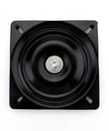 Heavy Duty 7 Inch Bar Stool Swivel Plate Replacement Seat Base In Black With Full Ball Bearing Steel Construction For Durable Kitchen And Bar Stools For Quick Fit, top view