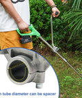 Person using Ergonomic Weed Eater Handle Grip For Trimmers With Adjustable Position And Bracket Clamp Upgrade on lawn