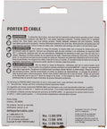 Packaging details for Hook And Loop Sanding Pad For 333 Sander 5 Inch Replacement 1 Pack with safety instructions and OEM info.