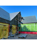 Shop Standard Self Sealing Ice And Water Roof Underlayment Roll 3X75 Ft 40 Mil High Temp Asphalt Sheet applied on a roof.