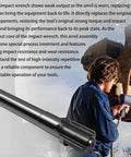 Top Shelf 1 Inch Anvil Assembly 285B A726 6 Replacement For Ir 285A 285B 285B 6 295A Pneumatic Impact Socket shown in use.