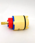 Pressure Balance Ceramic Disc Cartridge For Tub And Shower Valves With Stainless Steel Spool and multicolored finish on side view