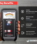 Concrete Moisture Encounter CME5 Meter For Quick Non Destructive No Guesswork Reading Of Moisture Content In Concrete Floors Slabs And Screeds ASTM F2659 Compliant Accurate Gravimetric Baseline Testing, handheld meter