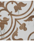 Loire Noce 9.75 Inch Square Porcelain Floor And Wall Tile Dope Glazed Mix Texture With Subtle Tone Variation pattern close-up