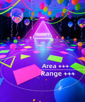 Beefed Up 120W LED Blacklight Flood Light IP66 Waterproof illuminating neon glow party decorations with UV effects