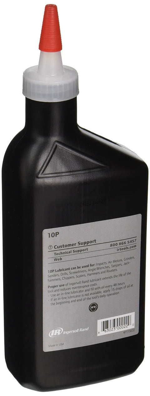 Edge Series Premium Grade Air Tool Oil Pro Grade Lubricant For Heavy Duty Tools 1 Pint bottle with red nozzle cap
