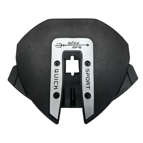 Whale Tail Hydrofoil Stabilizer For Small Outboards 40 To 350 HP Silver Finish Boost Handling Thrust And Stability Game Changing