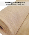 40 Inch By 300 Ft Burlap Fabric Roll Pack Of 10 Industrial Grade Burlap 10 Oz Thick 30 Percent Thicker Than Competition