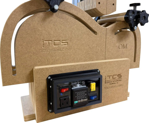 Acoustic Guitar Side Bending Machine For DIY Builders Tool Free Adjustments And Quick Setup Made In USA With MDF Body and Controls