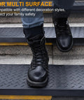 Boots on Non Slip Rubber Stair Treads 29.69 By 9.85 Inches Six Pack Durable Outdoor Step Mats With Nosing for safety