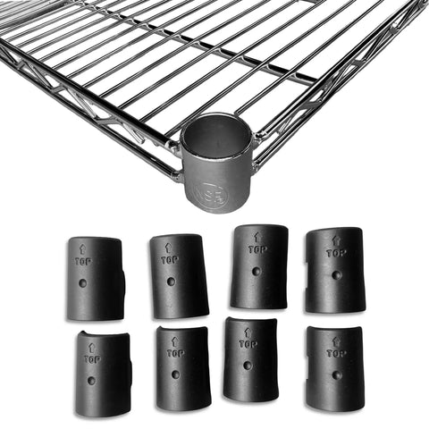 Rock Solid Chrome Wire Shelving Unit 36 X 48 Inches, Nsf Certified Heavy Duty Steel Racks Handling 600 Pounds, Snap Together Adjustable Levels, Built Legit For Workshop And Pantry Storage, 2 Pack