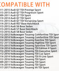 List of vehicles compatible with Crackerjack Coolant Pump Assembly For Audi A4 A5 A6 Quattro Allroad And VW Touareg.