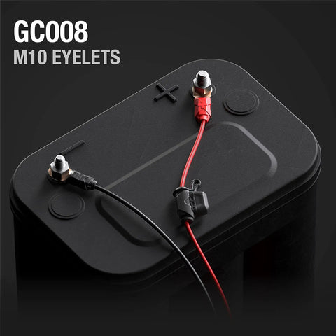 X Connect M10 XL Eyelet Terminal Accessory for Genius Smart Battery Chargers with lie-flat design and watertight connectors