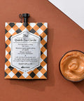 Three Minute Express Hydration Hair Mask For Silky Smooth Strands With Hyaluronic Acid, 50ml pouch and cream in bowl.